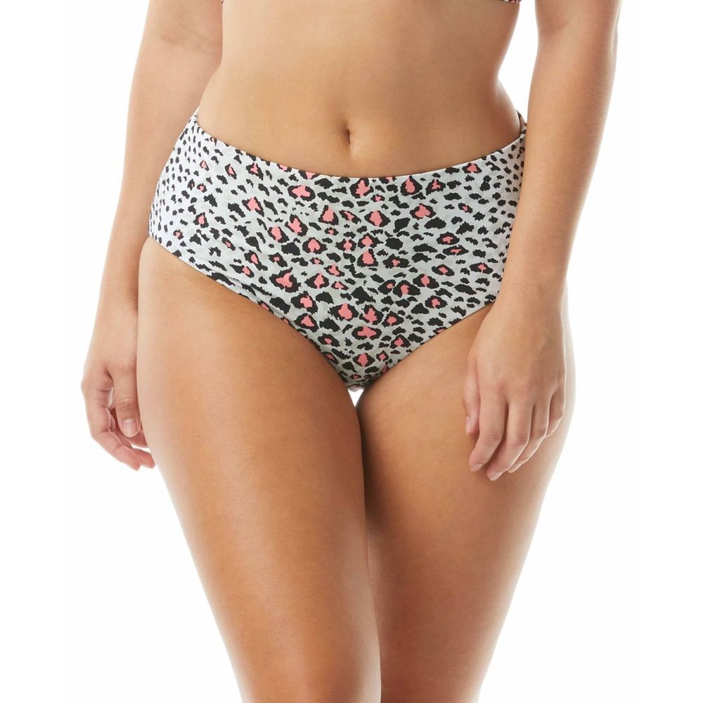 Coco Reef Womens Leopard-Print Reversible Bikini Bottoms Size Medium